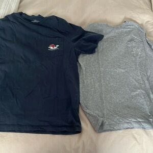 These are two vineyard vine tees